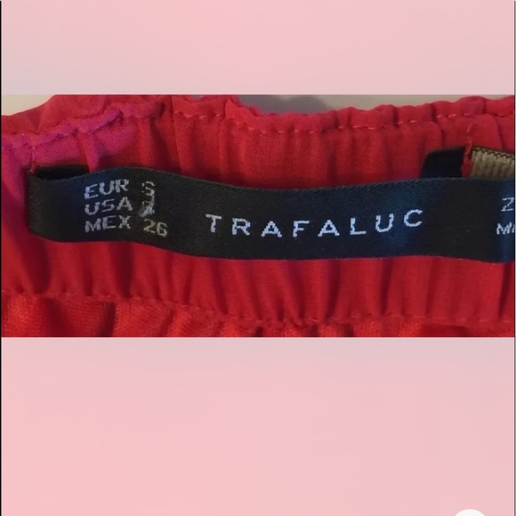 Zara TRF Women Maxi Dress Strapless Hot Pink Beaded S - Picture 2 of 11